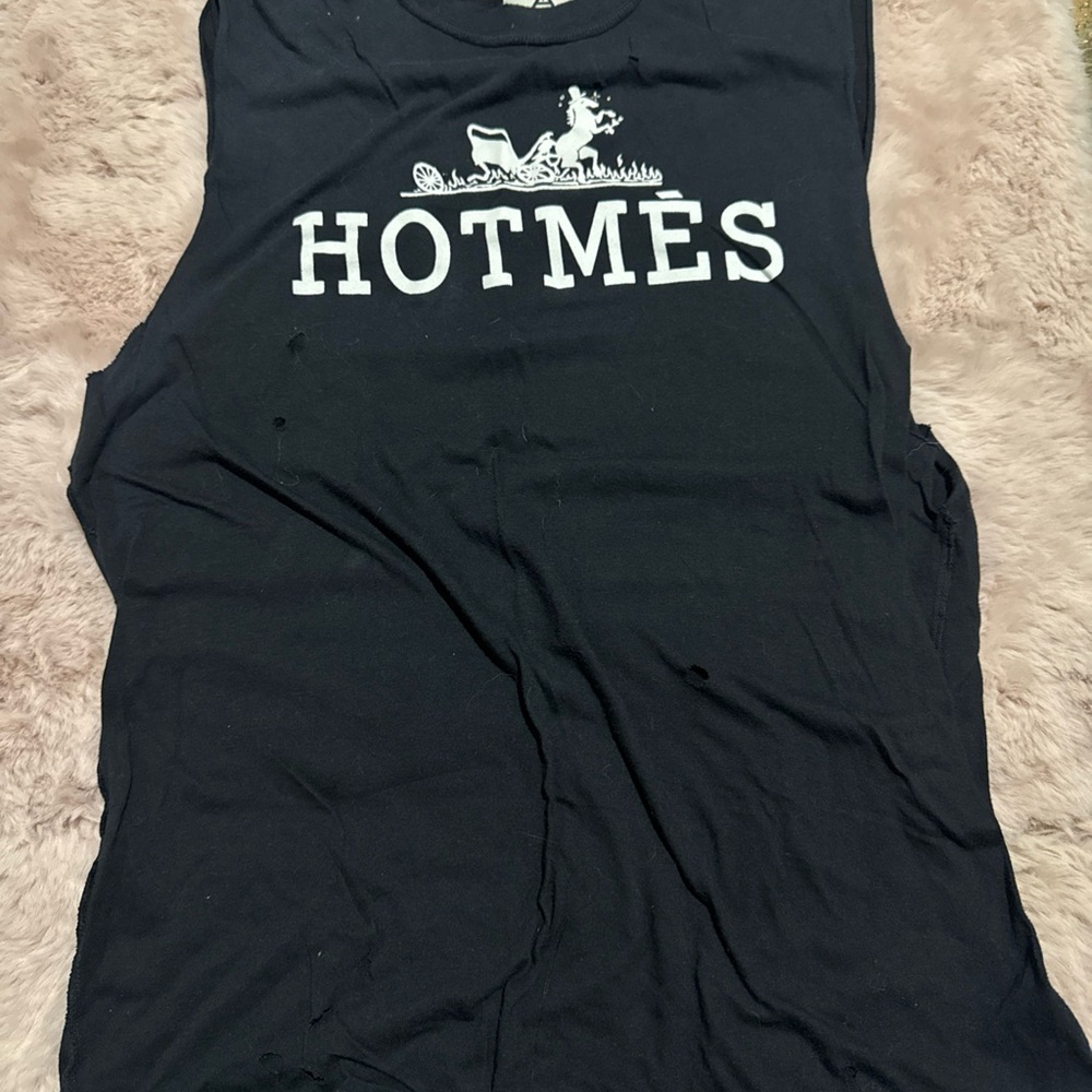 HOTMES Black Sleeveless Top